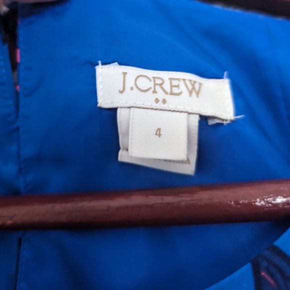 J Crew Floral Shift Dress size 4 - Picture 3 of 6